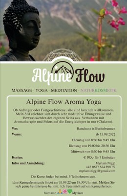 Alpine Flow Aroma Yoga in Batschuns