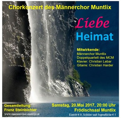 Chorkonzert des Männerchor Muntlix