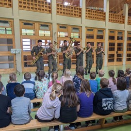 Besuch von der Militärmusik Vorarlberg